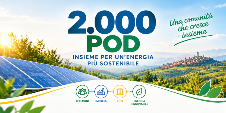CER Roero raggiunge i 2.000 POD: la comunità energetica continua a crescere